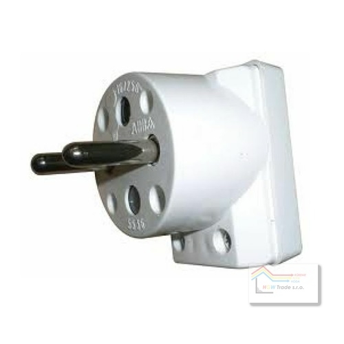 Vidlica 16A/250V/2P+T(SS) uhlová bielá (ABB)